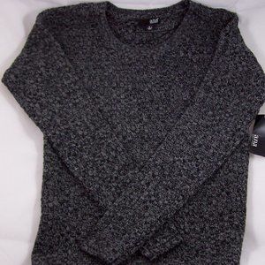 a.n.a   Black/Medium Heather Grey Sweater